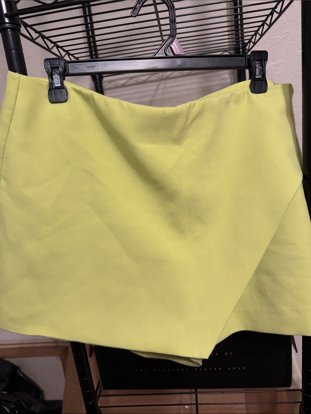 Zara Lime Yellow Mini Skirt
